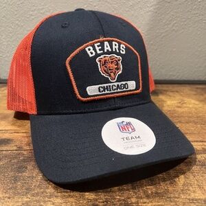 Chicago Bears Hat Cap Snap Back Adjustable NFL Team Headwear Trucker Mens OS NWT